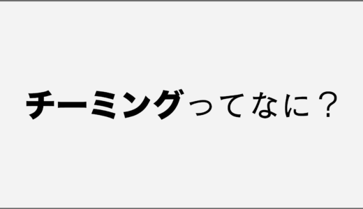 FPS用語を解説！チーミングとは？