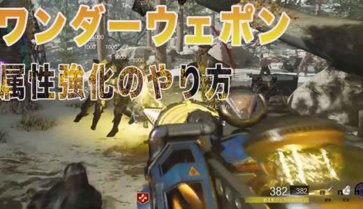 【CoD:BOCW ゾンビ】ワンダーウェポンの4種の属性強化方法を解説【DIE MASCHINE攻略】